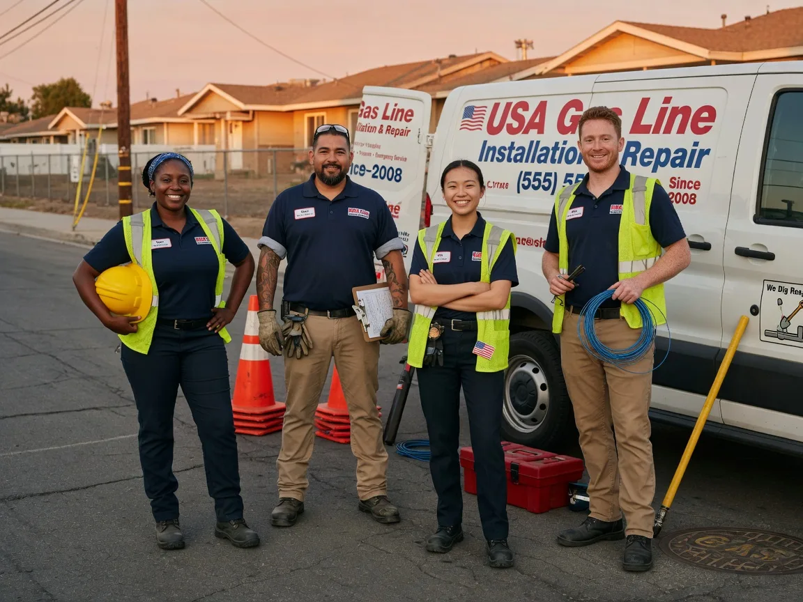 Gas Line Installation company in Cunningham, TX
